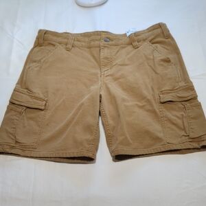 Carhartt Ladies Brown Cargo Shorts Size 12